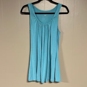 Soft Surroundings blue tank top size medium